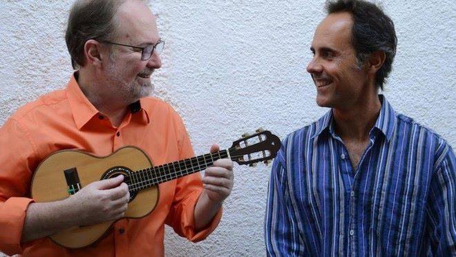 Foto: Marília Figueiredo/Divulgação
O cavaquinhista Henrique Cazes e o cantor Marcelo Vianna, neto de Pixinguinha, apresenta show ‘Pixinguinha – As Cinco Estações’ em Adamantina